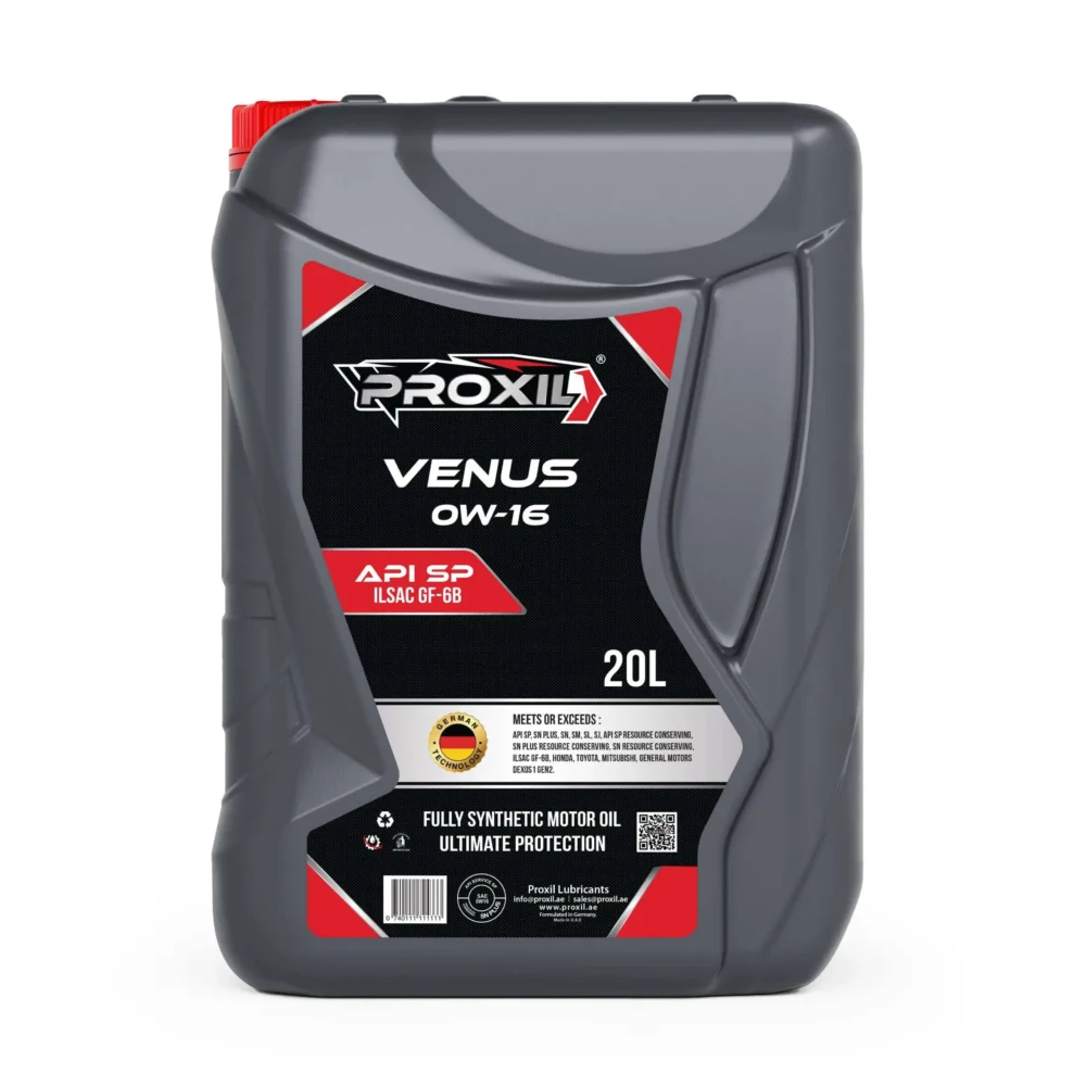 Proxil Venus Gasoline Engine Oil 0W-16 API SP 20 Liter