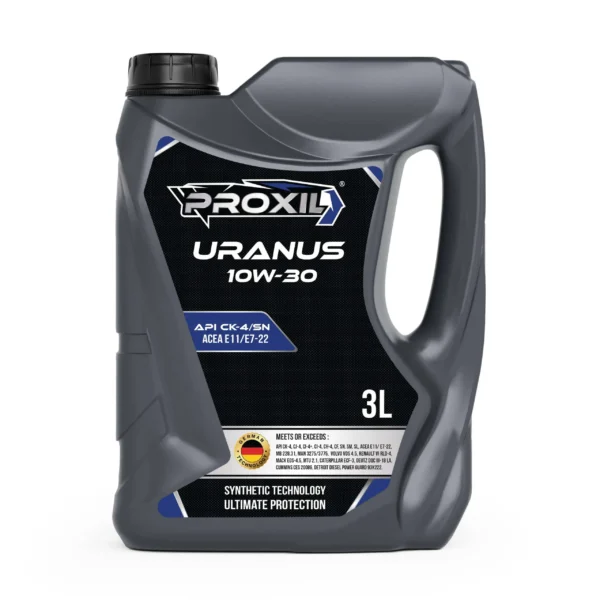 Proxil Uranus Engine Oil 10W-30 API CK-4/SN for Diesel Vehicle 3 Liter