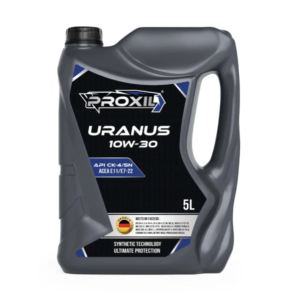Proxil Uranus Engine Oil 10W-30 API CK-4/SN for Diesel Vehicle 5 Liter
