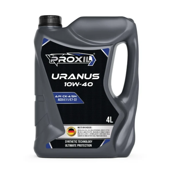 Proxil Uranus Engine Oil 10W-40 API CK-4/SN for Diesel Vehicle 4 Liter