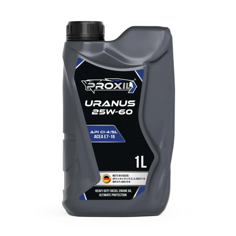 Proxil Uranus Engine Oil 25W-60 API CI-4/SL for Diesel Vehicle 1 Liter