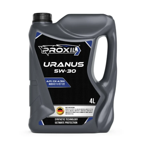 Proxil Uranus Engine Oil 5W-30 API CK-4/SN for Diesel Vehicle 4 Liter