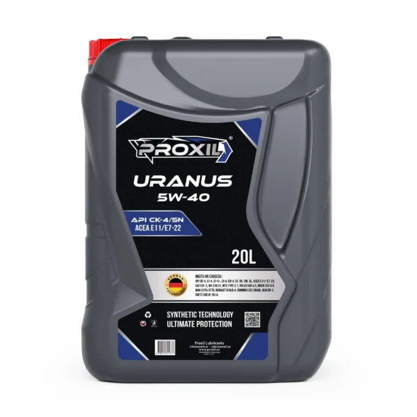 Proxil Uranus Engine Oil 5W-40 API CK-4/SN for Diesel Vehicle 20 Liter