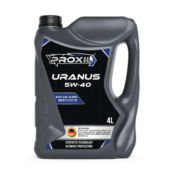 Proxil Uranus Engine Oil 5W-40 API CK-4/SN for Diesel Vehicle 4 Liter