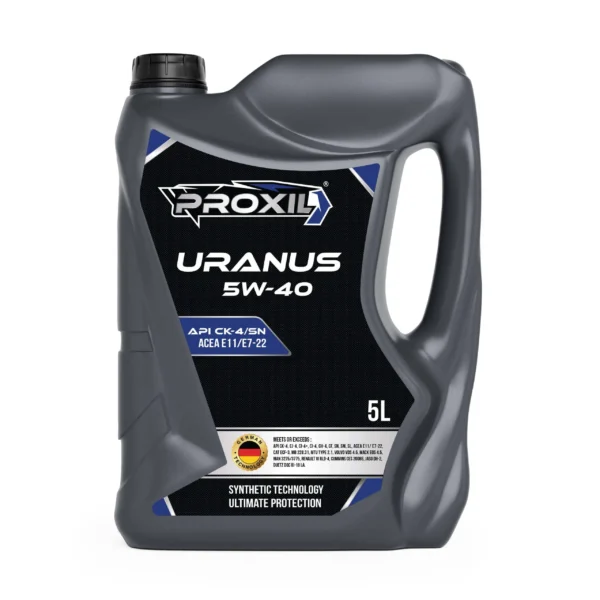 Proxil Uranus Engine Oil 5W-40 API CK-4/SN for Diesel Vehicle 5 Liter
