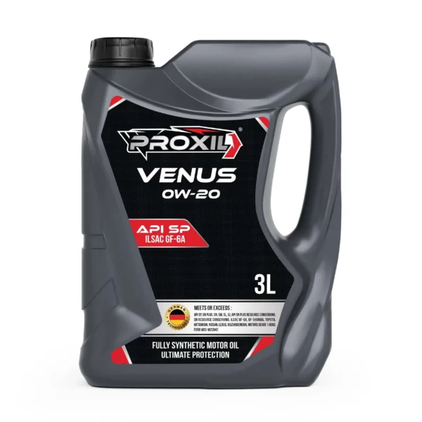Proxil Venus Gasoline Engine Oil 0W-20 API SP 3 Liter