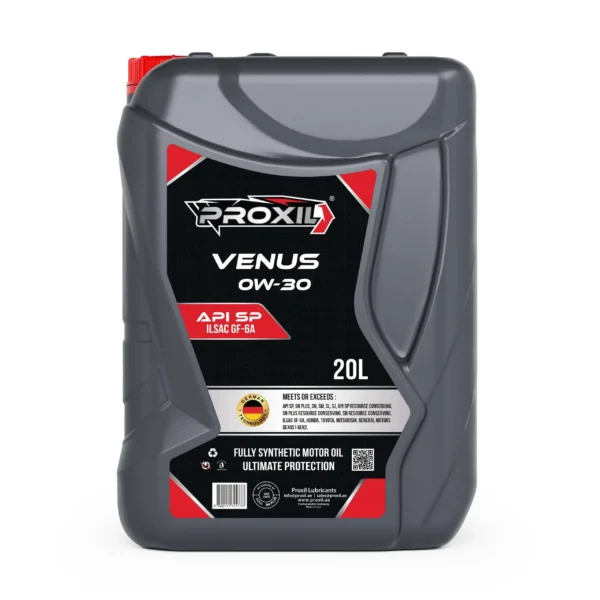 Proxil Venus Gasoline Engine Oil 0W-30 API SP 20 Liter