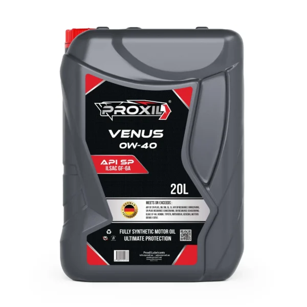 Proxil Venus Gasoline Engine Oil 0W-40 API SP 20 Liter