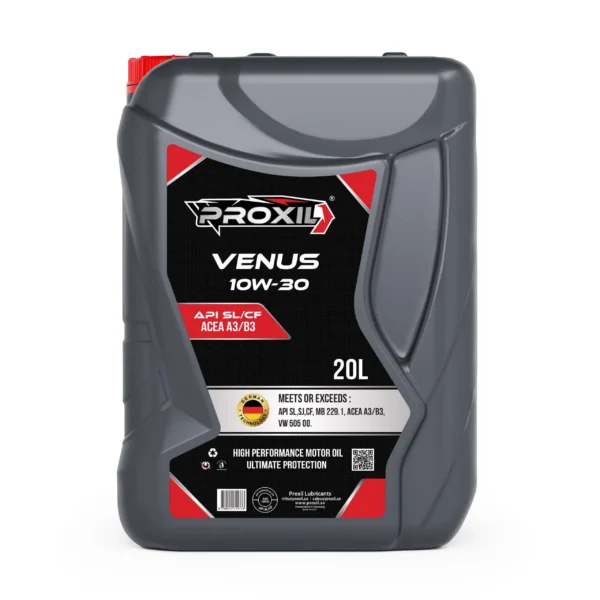 Proxil Venus Gasoline Engine Oil SAE 10W-30 SL/CF 20 Liter
