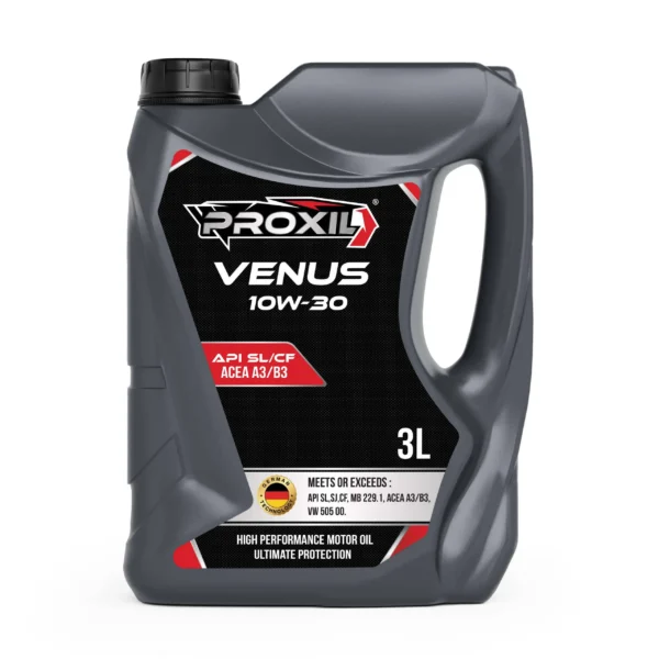 Proxil Venus Gasoline Engine Oil SAE 10W-30 SL/CF 3 Liter