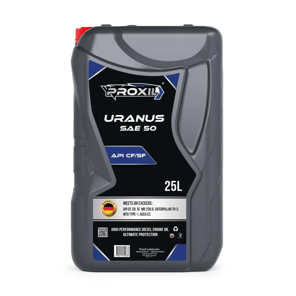Proxil Uranus Engine Oil SAE 50 API CF/SF for Diesel Vehicle 25 Liter