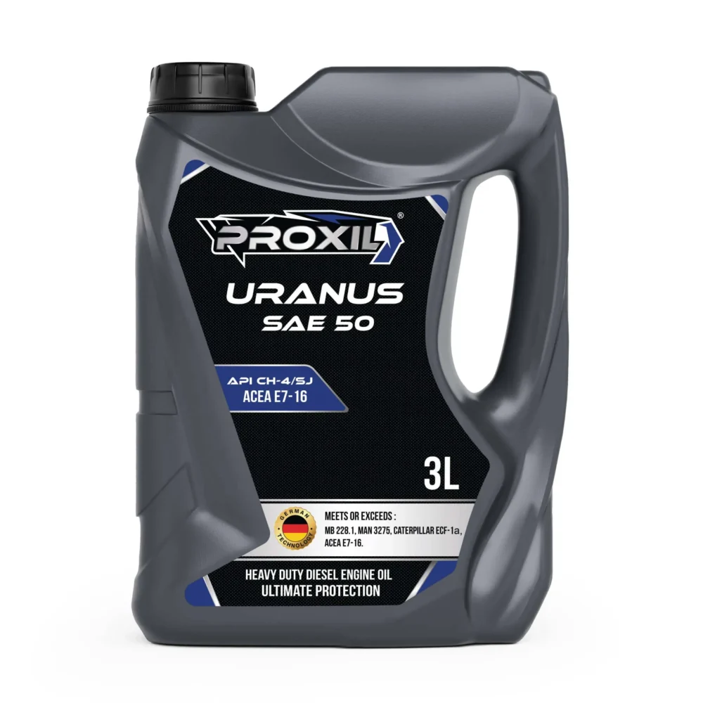 Proxil Uranus Engine Oil SAE 50 API CH-4/SJ for Diesel Vehicle 3 Liter