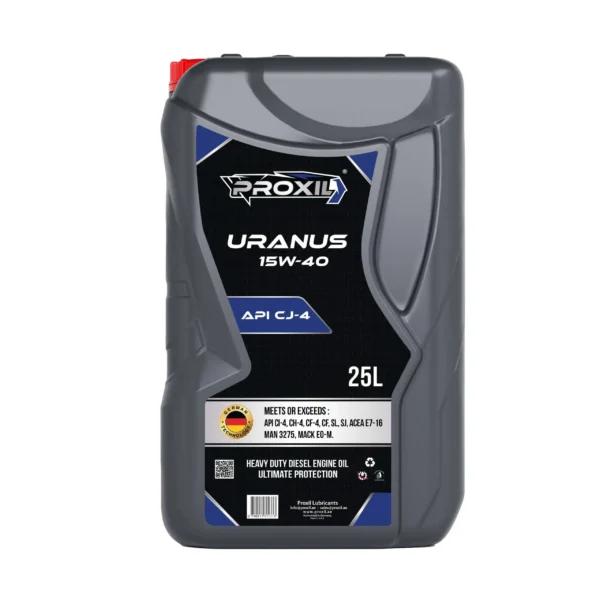 Proxil Uranus Engine Oil SAE 15W-40 CJ-4 for Diesel Vehicle 25 Liter