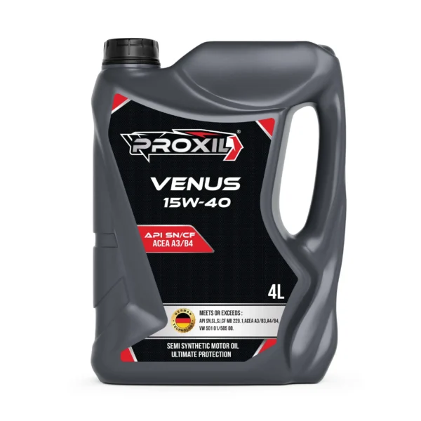 Proxil Venus Gasoline Engine Oil SAE 15W-40 SN/CF 4 Liter
