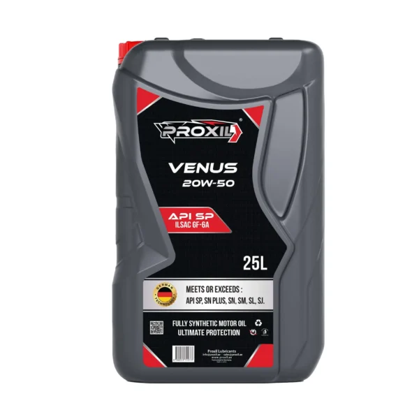 Proxil Venus Gasoline Engine Oil 20W-50 API SP 25 Liter