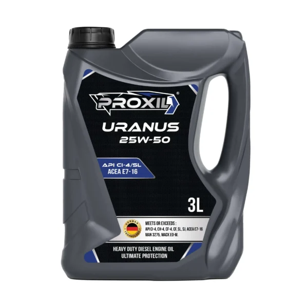 Proxil Uranus Engine Oil 25W-50 API CI-4/SL for Diesel Vehicle 3 Liter