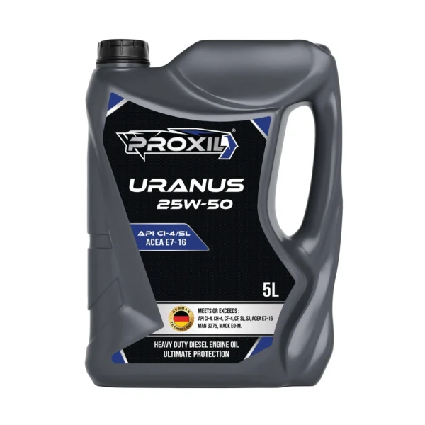 Proxil Uranus Engine Oil 25W-50 API CI-4/SL for Diesel Vehicle 5 Liter