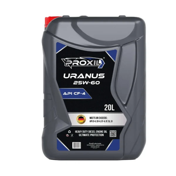 Proxil Uranus Engine Oil SAE 25W-60 CF-4 for Diesel Vehicle 20 Liter