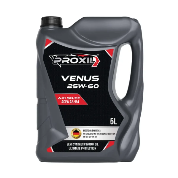Proxil Venus Gasoline Engine Oil SAE 25W-60 SN/CF 5 Liter
