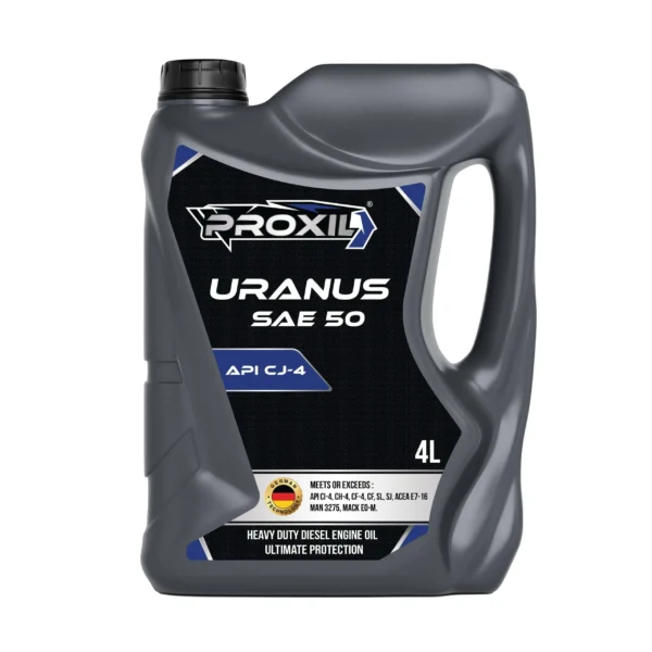 Proxil Uranus Engine Oil SAE 50 CJ-4 for Diesel Vehicle 4 Liter