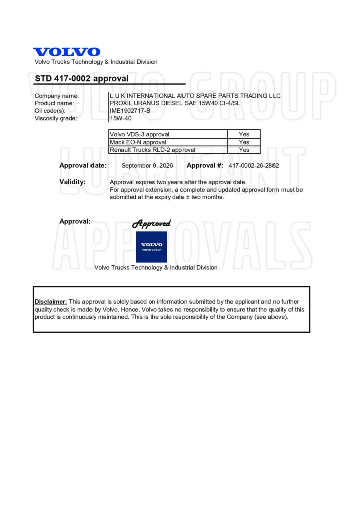 Proxil Uranus Diesel CI 4 SL 15W 40 2 page 0001 724x1024